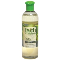 Гель пена для душа и ванны 400мл "faith in nature" с эфирным маслом Чайного дерева